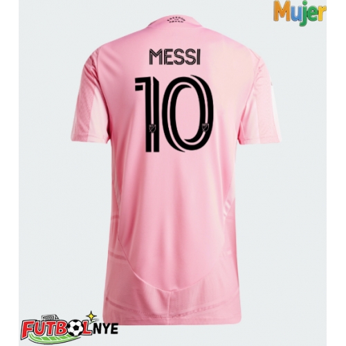 Camiseta Inter Miami Lionel Messi #10 Primera Equipación para mujer 2026-27 manga corta